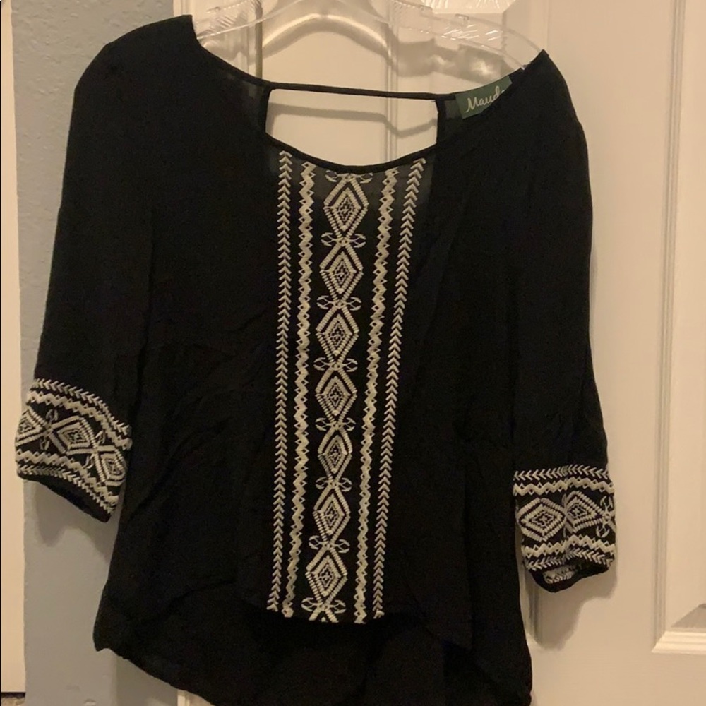 Open Back Shirt